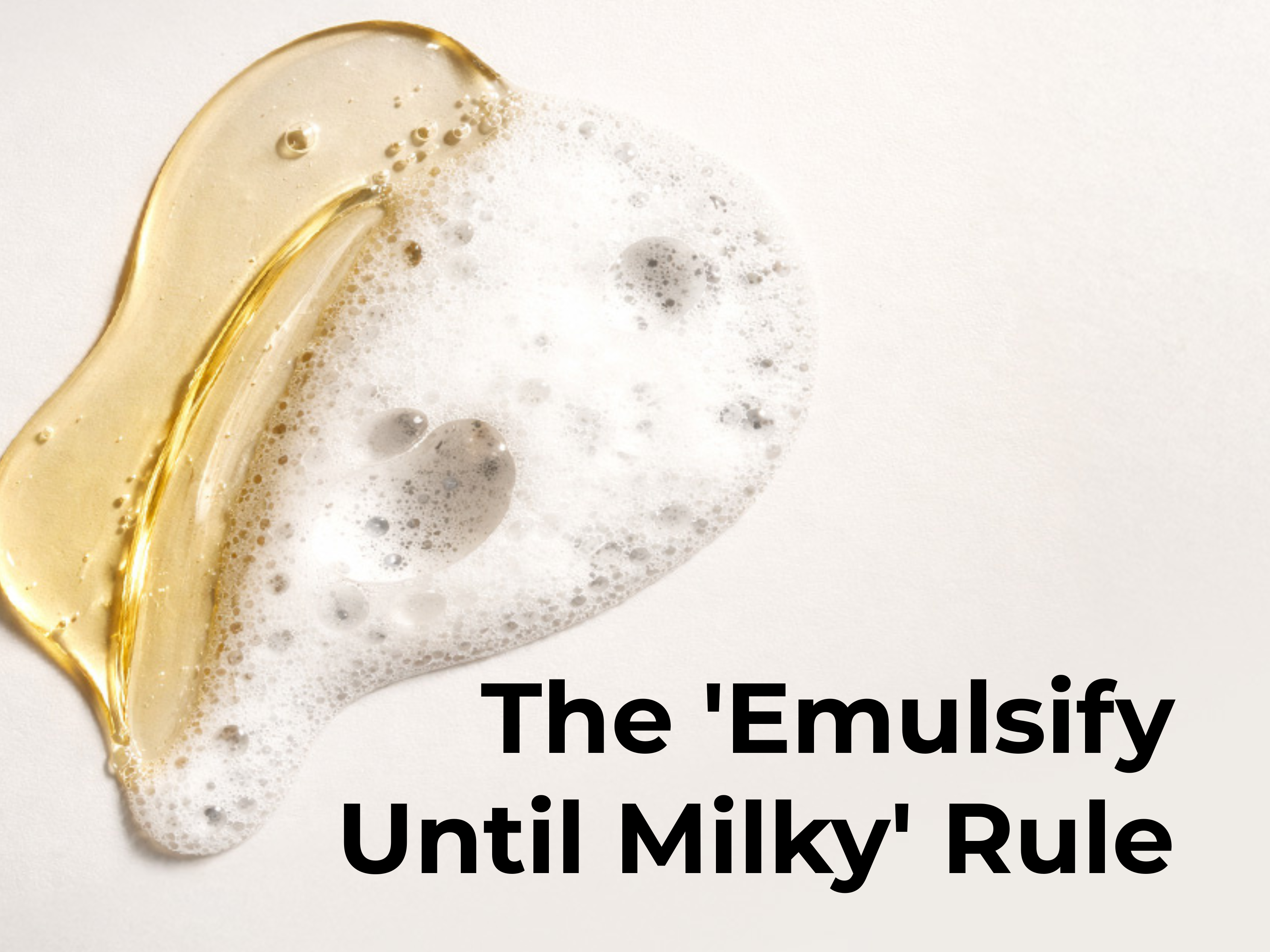 How to Use an Oil Cleanser: The Emulsify Until Milky Rule for Clear Skin
