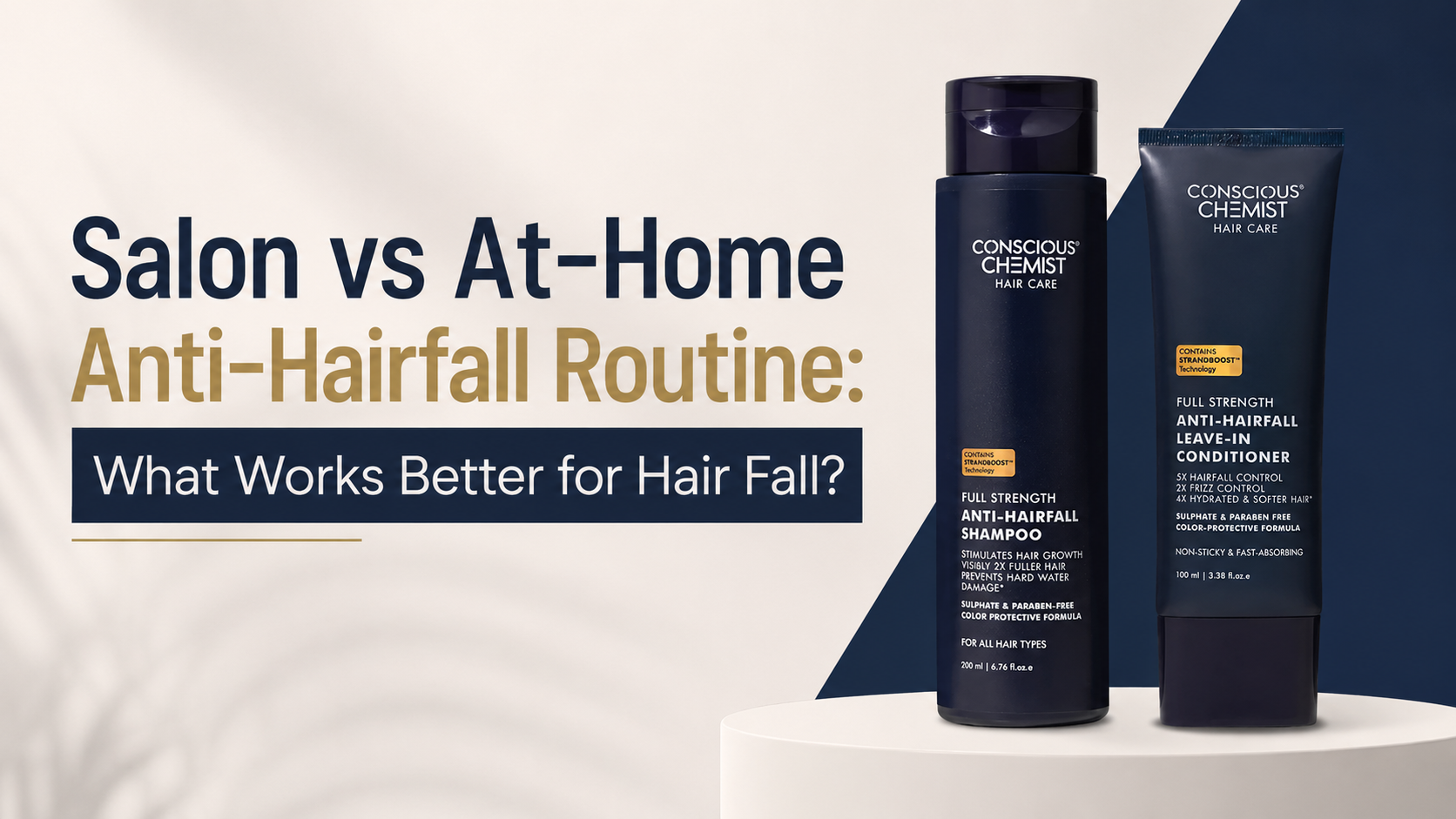 Salon vs At-Home Anti-Hairfall Routine: What Works Better for Hair Fall?