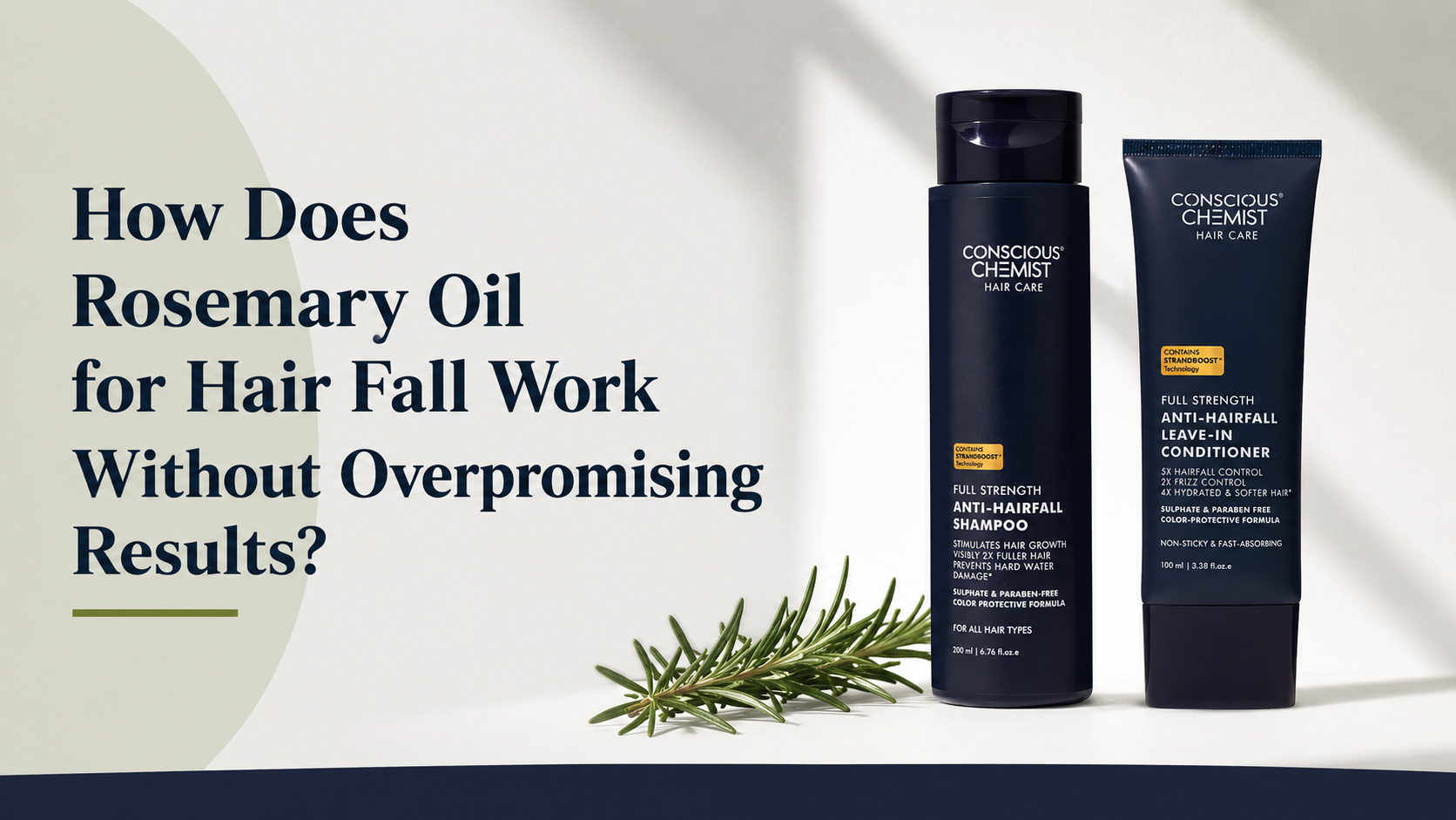 How Does Rosemary Oil for Hair Fall Work Without Overpromising Results?