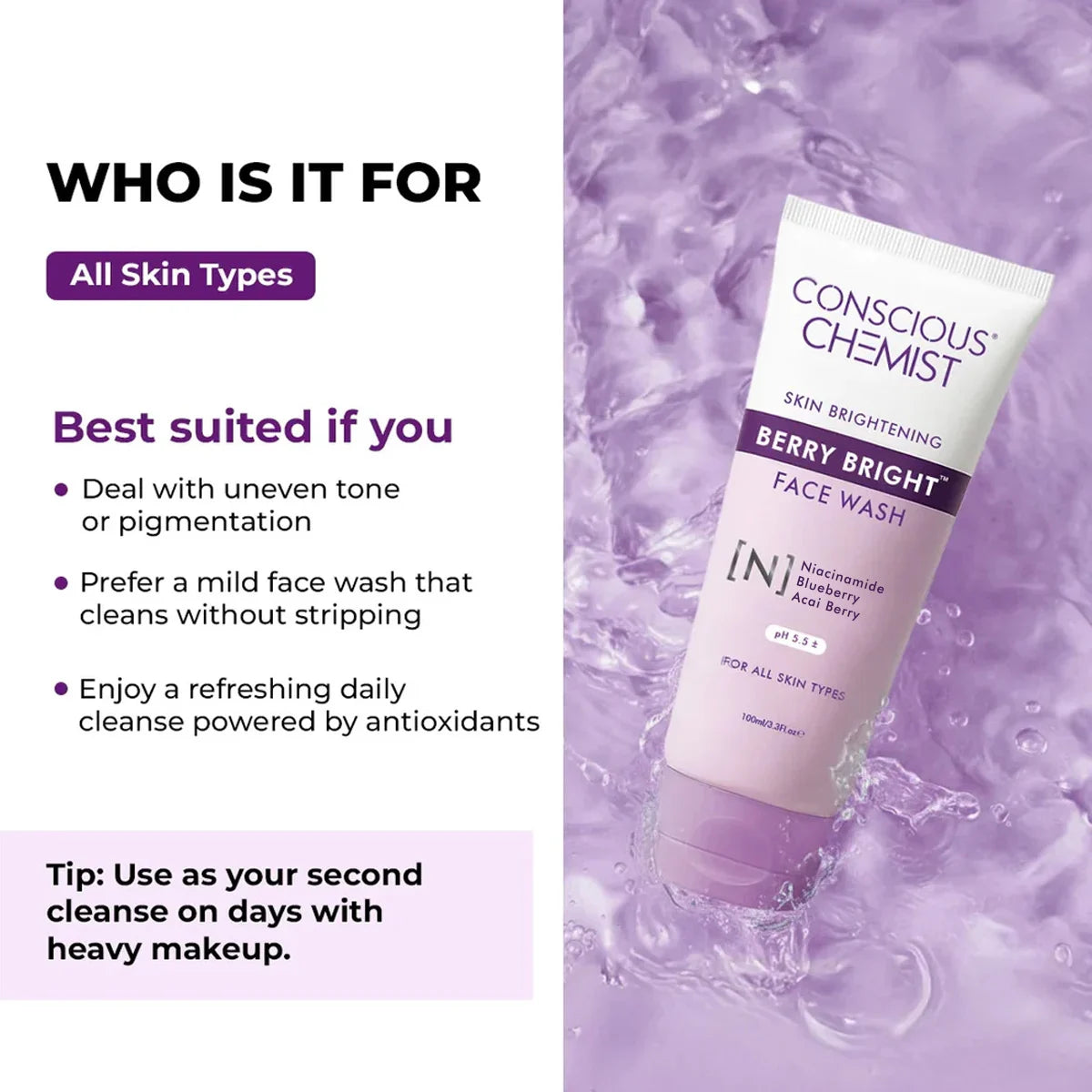 Berry Bright face Wash | 100 ml