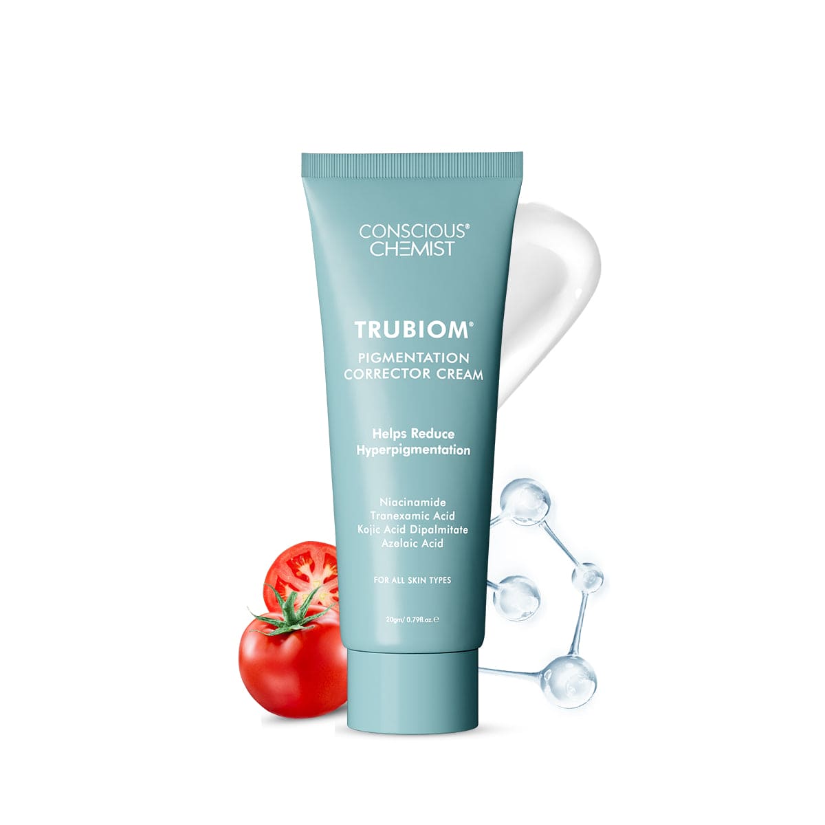 Conscious Chemist TRUBIOM Pigmentation Corrector Cream with Niacinamide and Tomato Extract