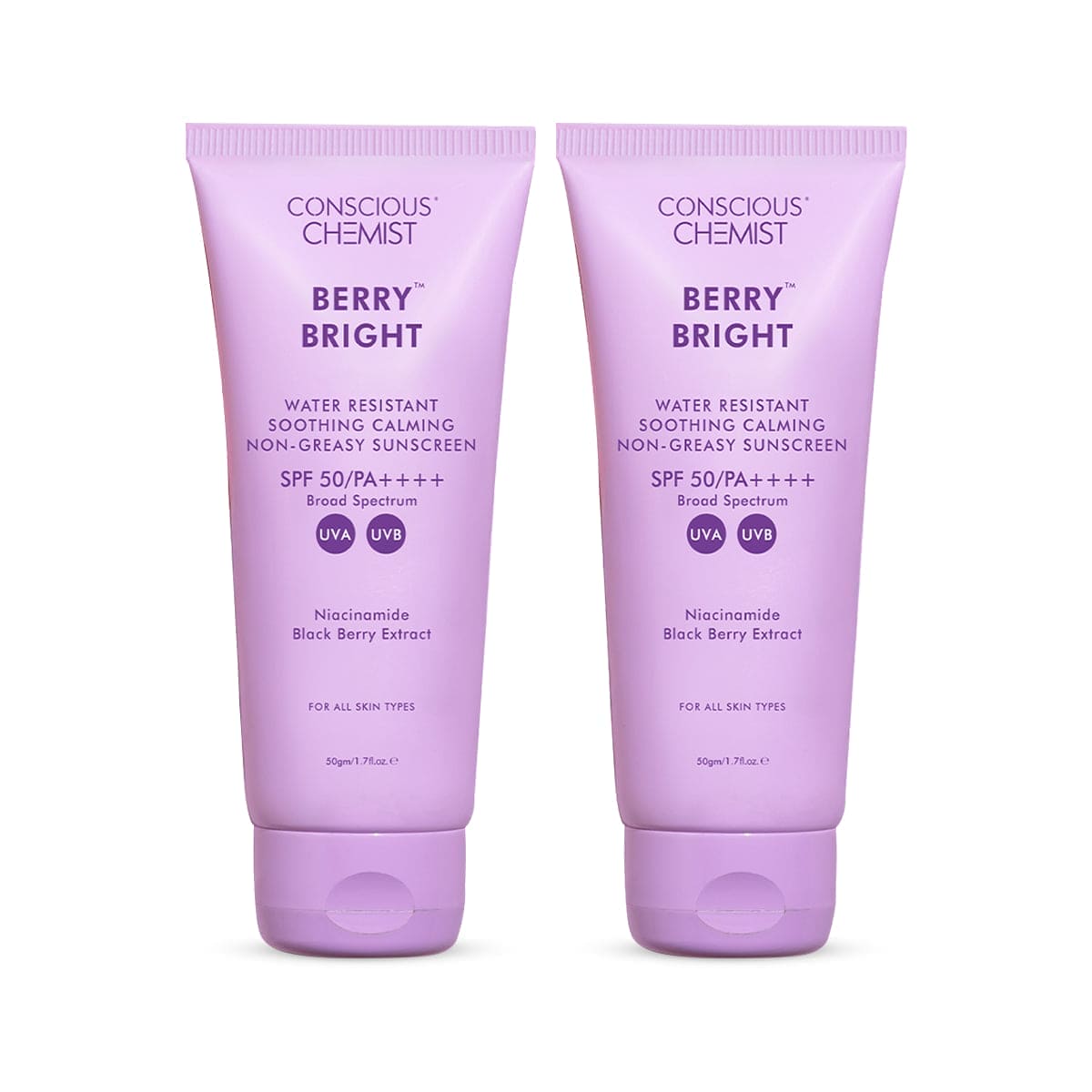 Berry Bright Sunscreen | SPF50 PA ++++ | 50 Gm
