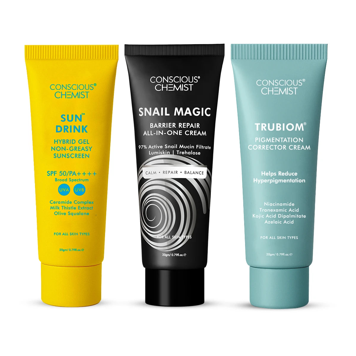 Travelling Kit Mini | Pack of Three | 60 Gms | Special Deal