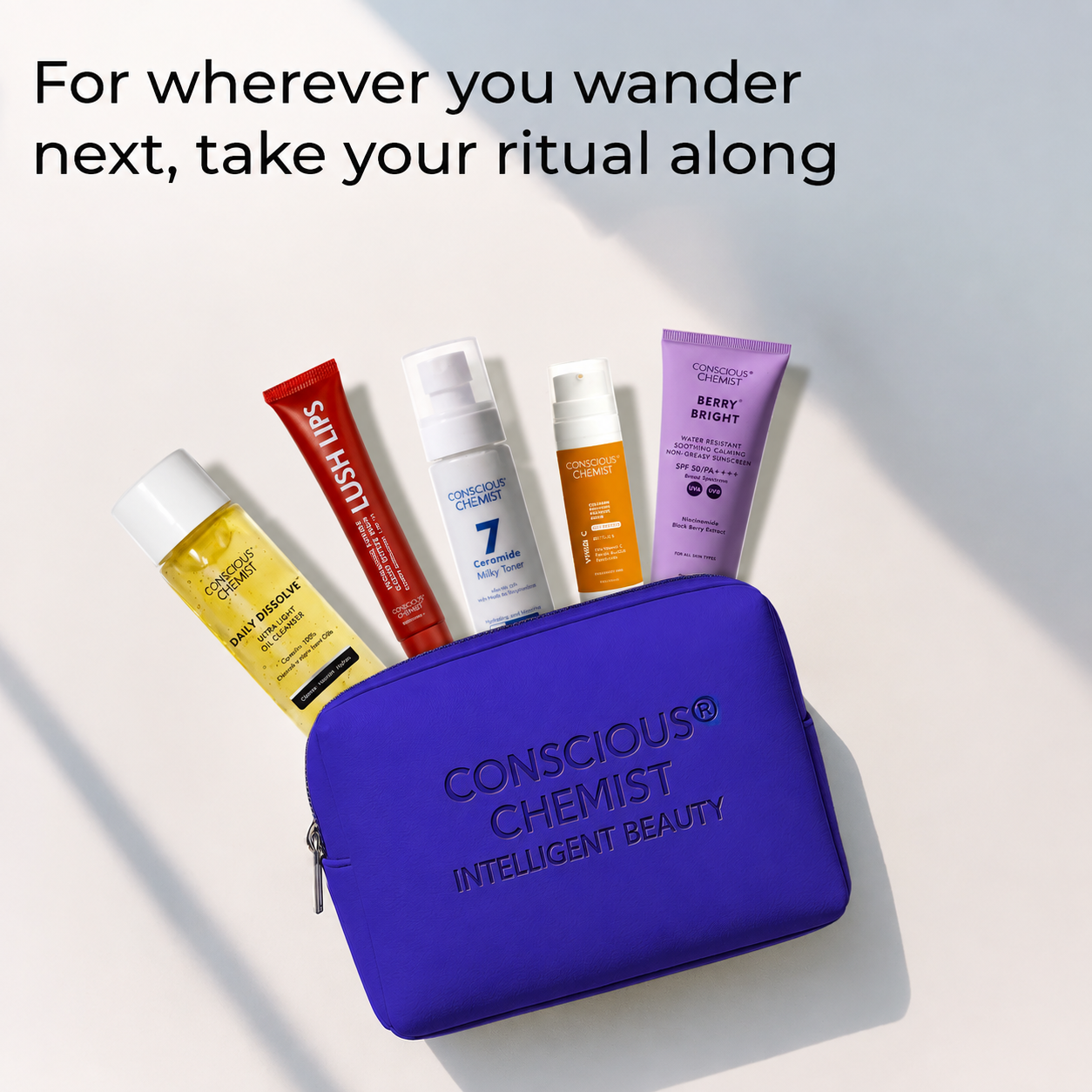 Good-To-Go Travel Pouch | Faux Leather