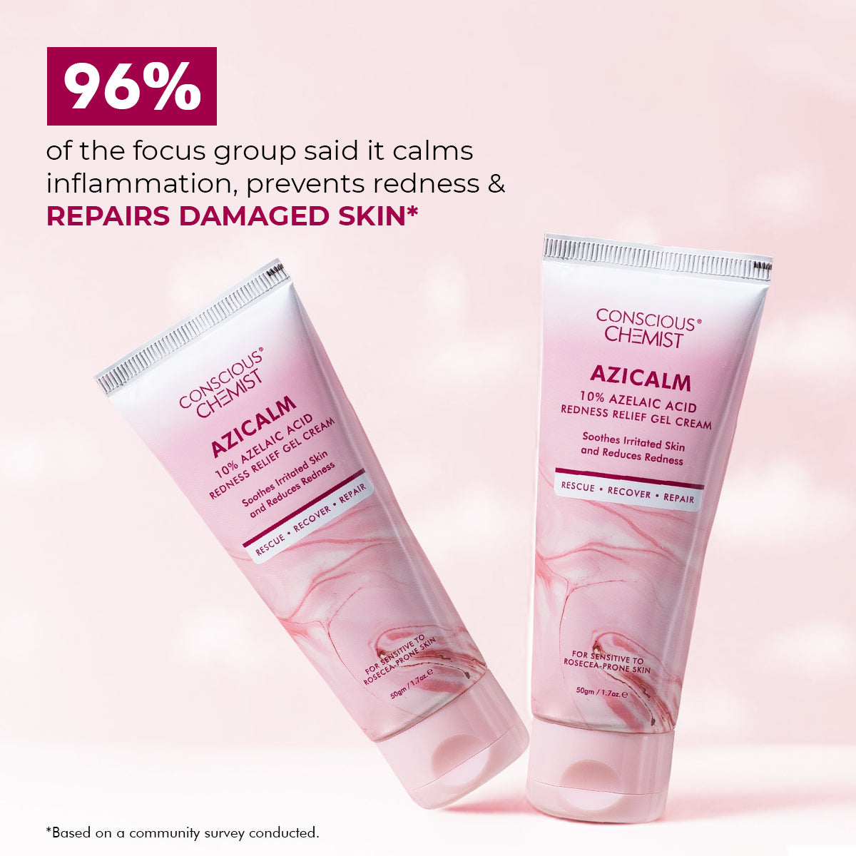 Azicalm Redness & Inflammation Relief Cream | 10% Azelaic Acid | 50 gms | Special Offers