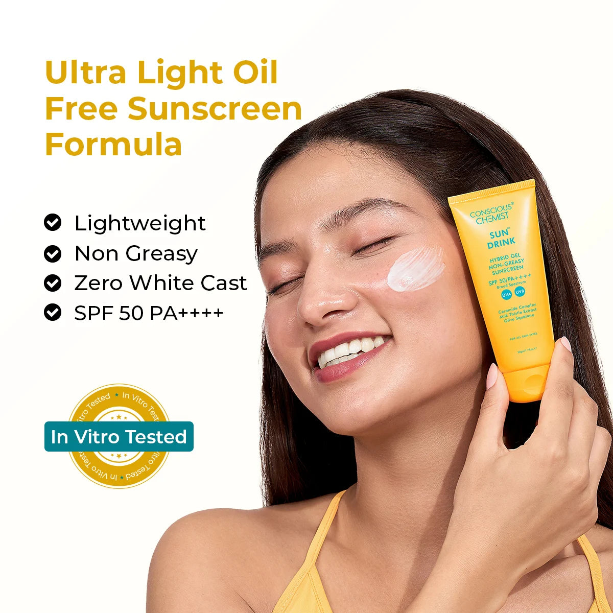 Sun Drink Oil Free Sunscreen | 50 gm | AF