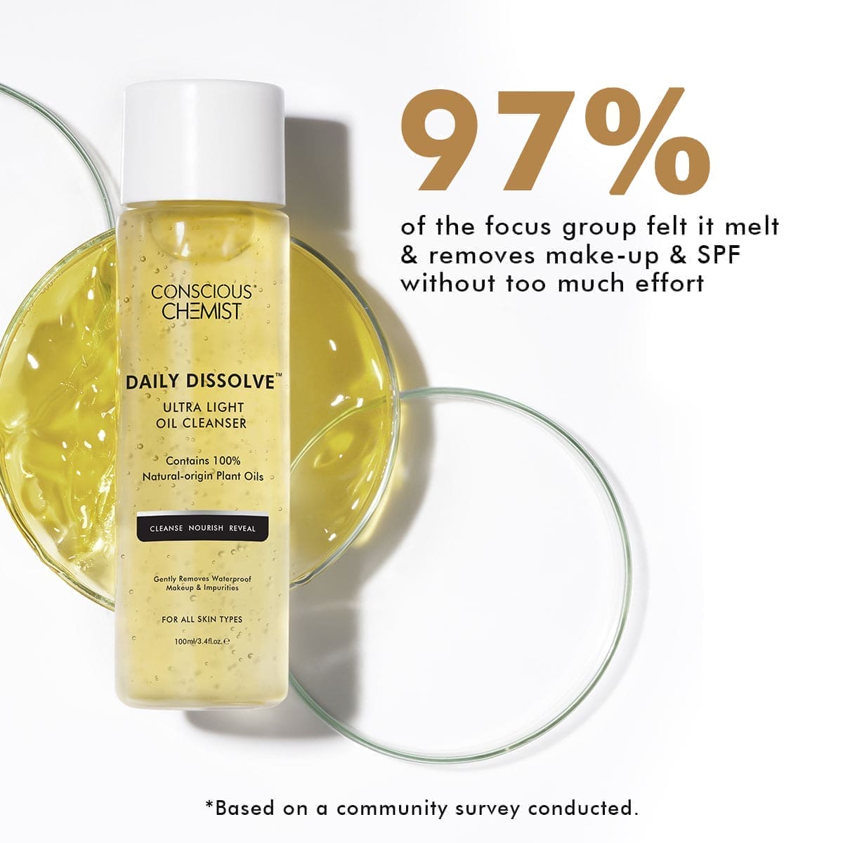 Pack Of Two - Oil Cleanser | Removes Makeup, Dirt & Impurities | 260 ml