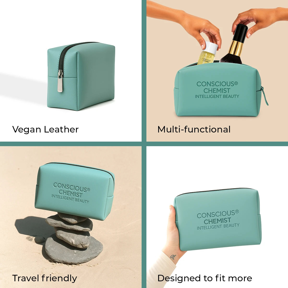 Good-To-Go Travel Pouch | Faux Leather
