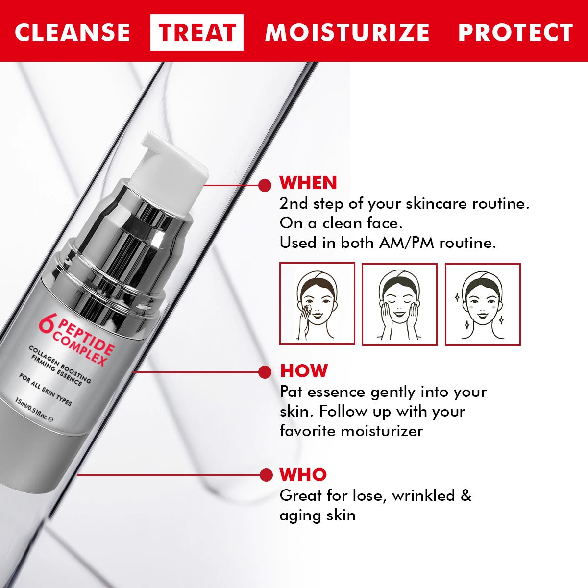 6 Peptide Serum Mini | 15 ML | Mini Sale