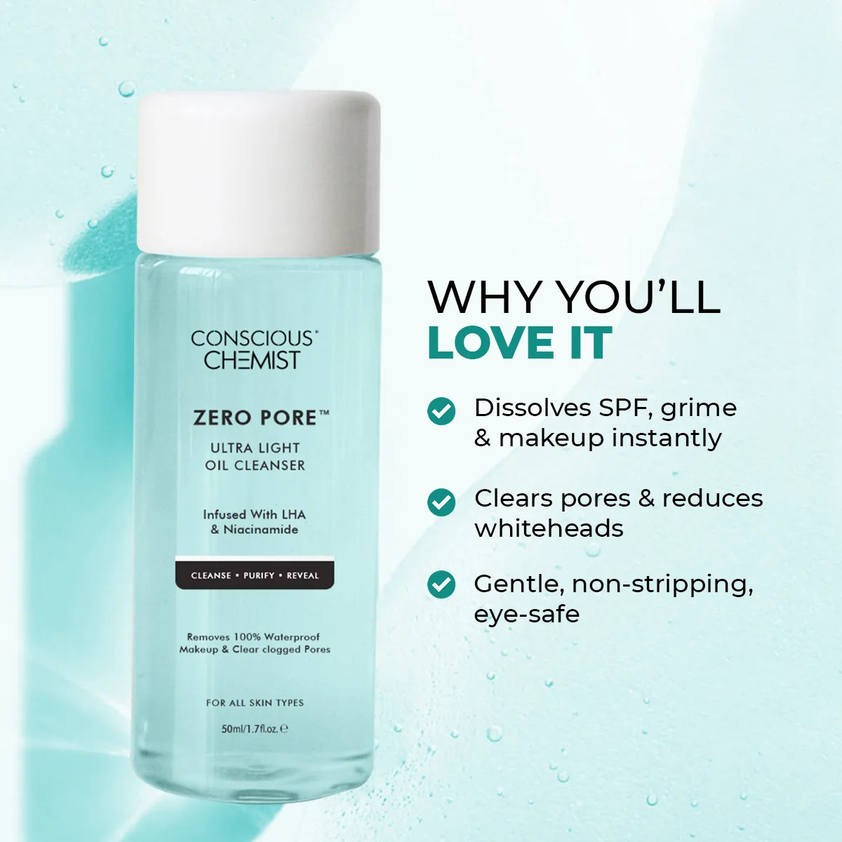 Zero Pore Ultra Light Cleanser | 50 ml | Flash Sale