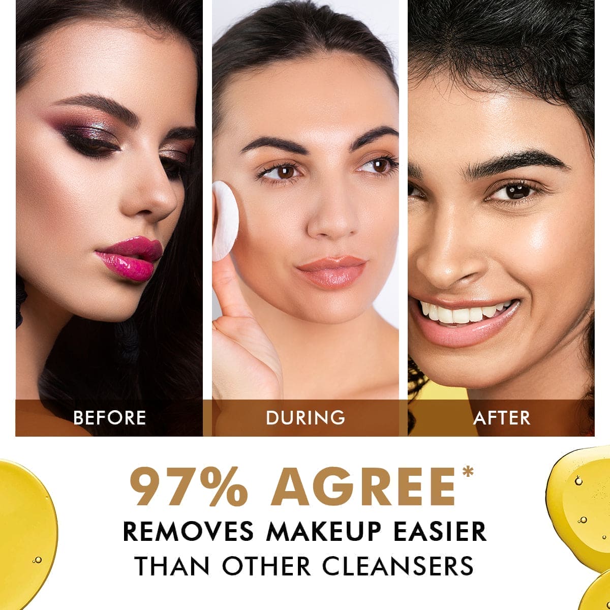 Pack Of Two - Oil Cleanser | Removes Makeup, Dirt & Impurities | 260 ml