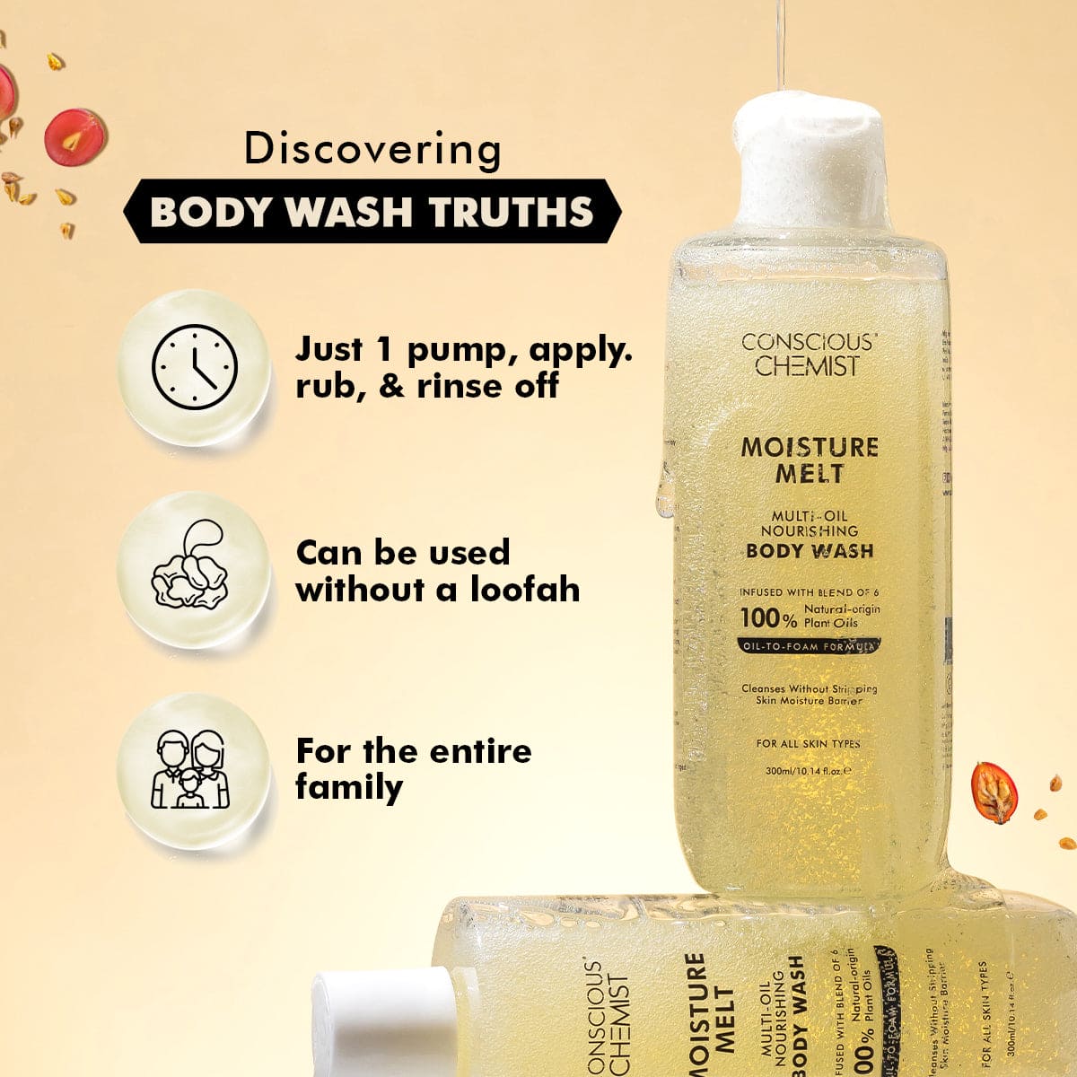 Moisture Melt Multi-Oil Nourishing Bodywash | 300 ml