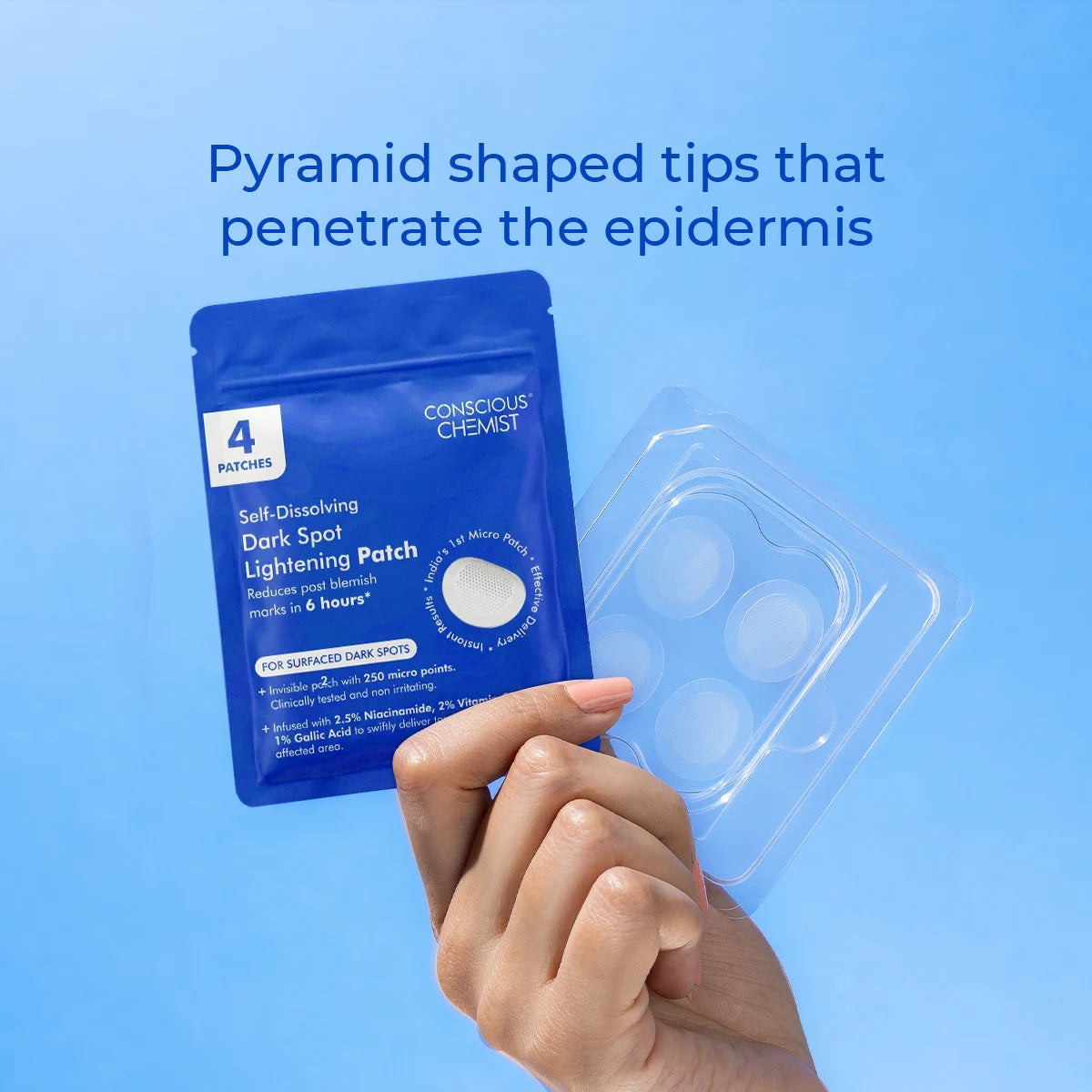 Microneedle Patch For Dark Spot Removal | 4 Patches