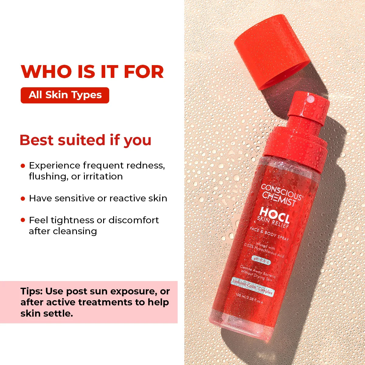 HOCL Daily Spray | Fights Body Odour, Acne & Irritation | 100 ml