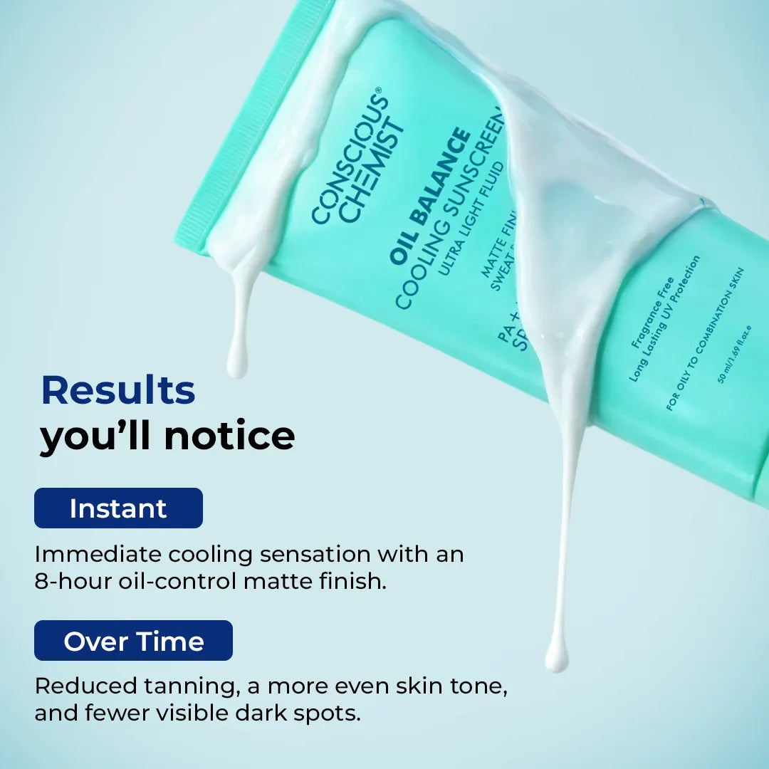 Cooling Fluid Sunscreen | SPF 65 PA++++ | 8 Hour Oil Control | AF