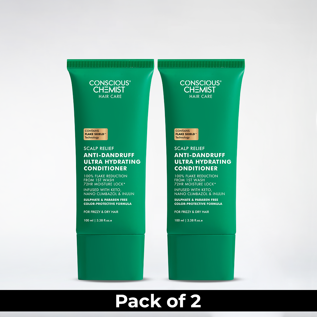 Anti-Dandruff Ultra Hydrating Conditioner | Pack Of 2 | 2 x 100 ml | Special Deal