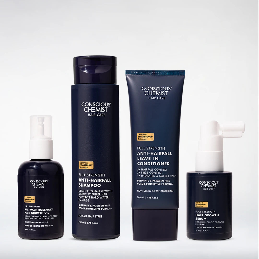 Active Hair Regrowth Kit | Supports Regrowth & Controls Hair Fall | Combo
