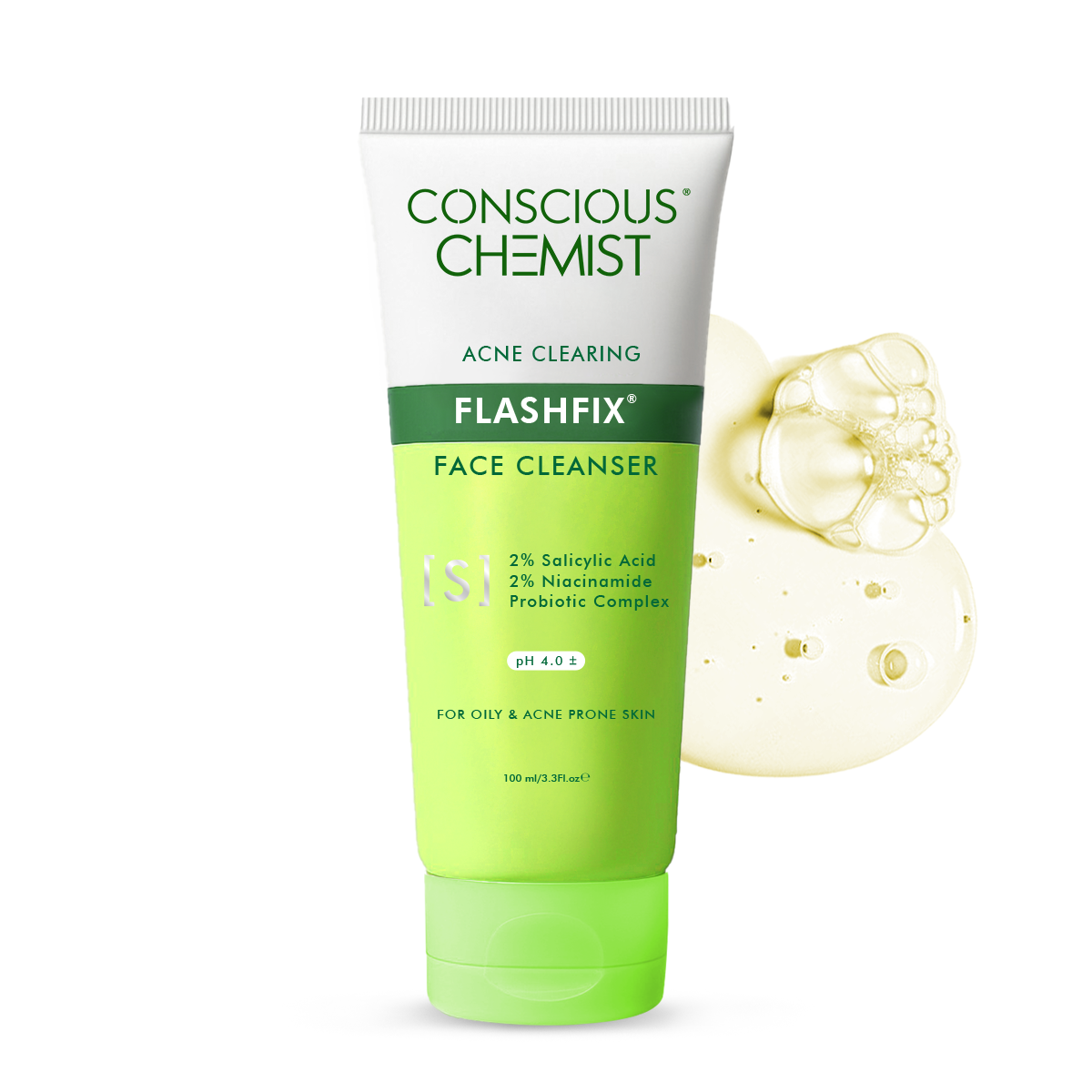 Exfoliating & Oil Control Face Wash | AHA, BHA & CICA Extract | 100 ml