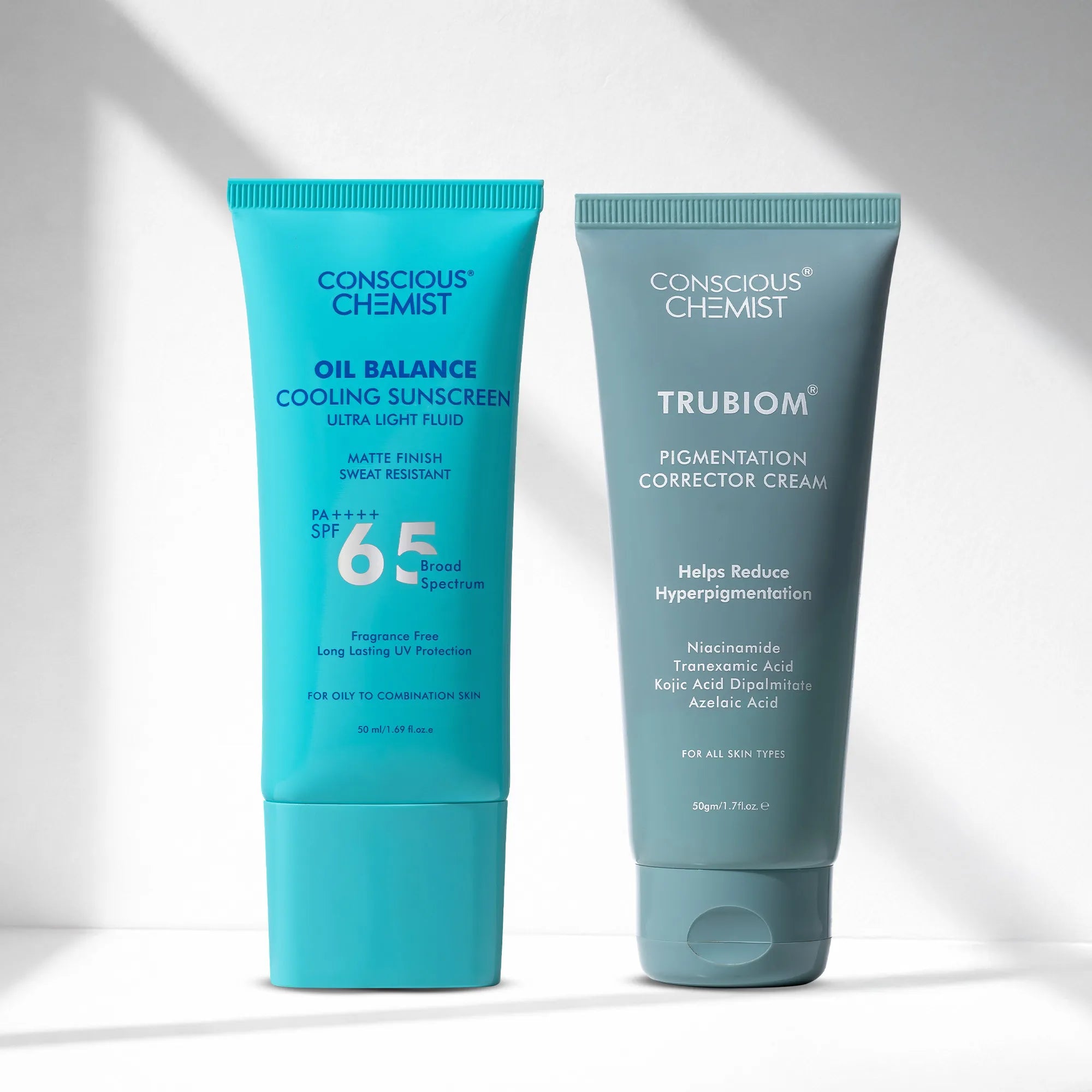 Pigmentation Defence Duo | Trubiom Cream & Cooling Sunscreen | Combo