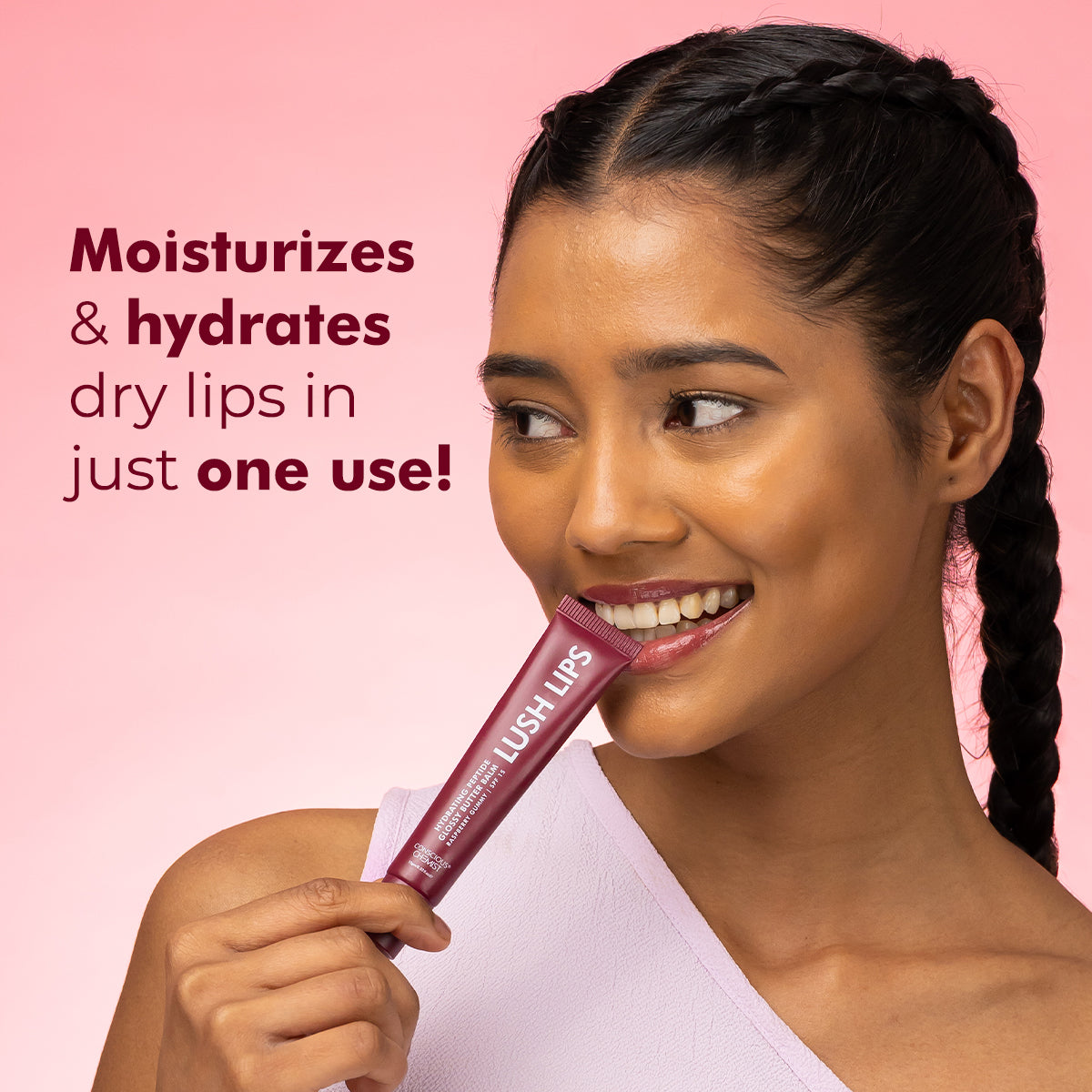 Glossy Peptide Lip Balm | 12 Hrs Hydration | 15 gms