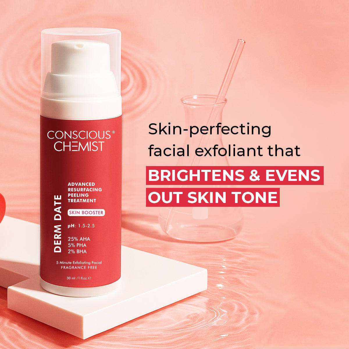 Derm Date Resurfacing Chemical Peel Treatment Serum | 30 ml