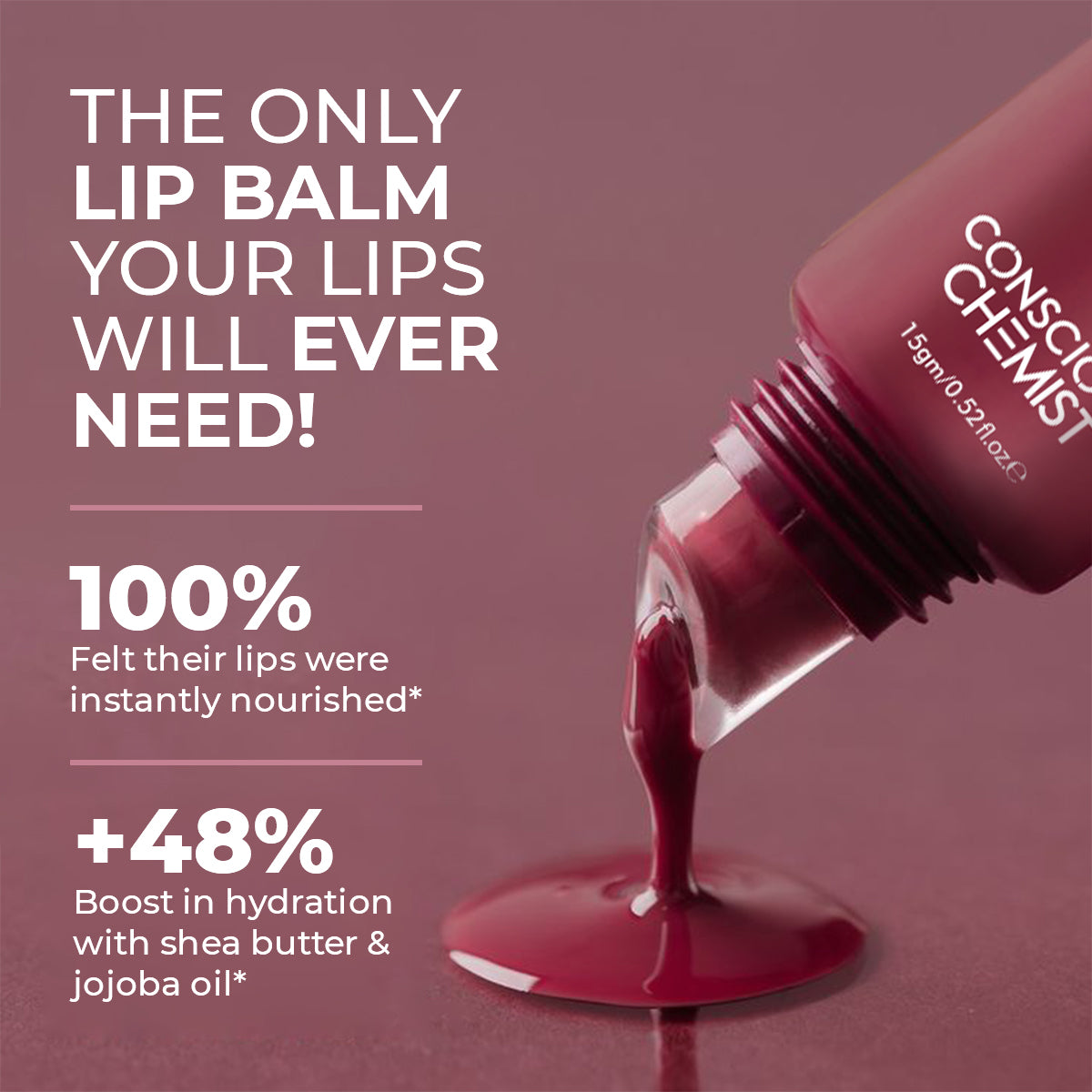 Glossy Peptide Lip Balm | 12 Hrs Hydration | 15 gms | CK