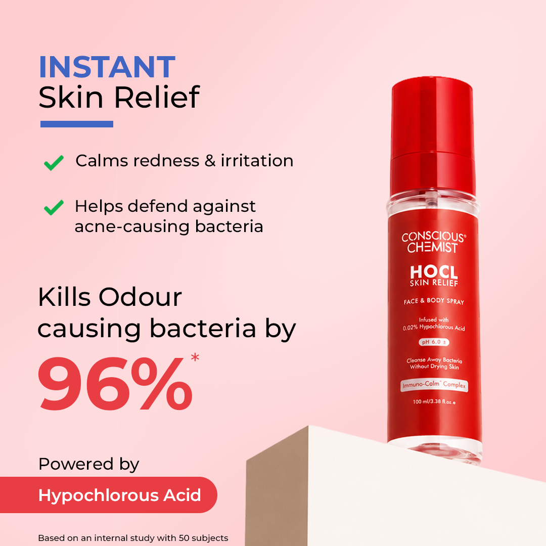 Redness Relief & Mineral Protection Routine | HOCL Spray, Azicalm & Sunscreen | Combo