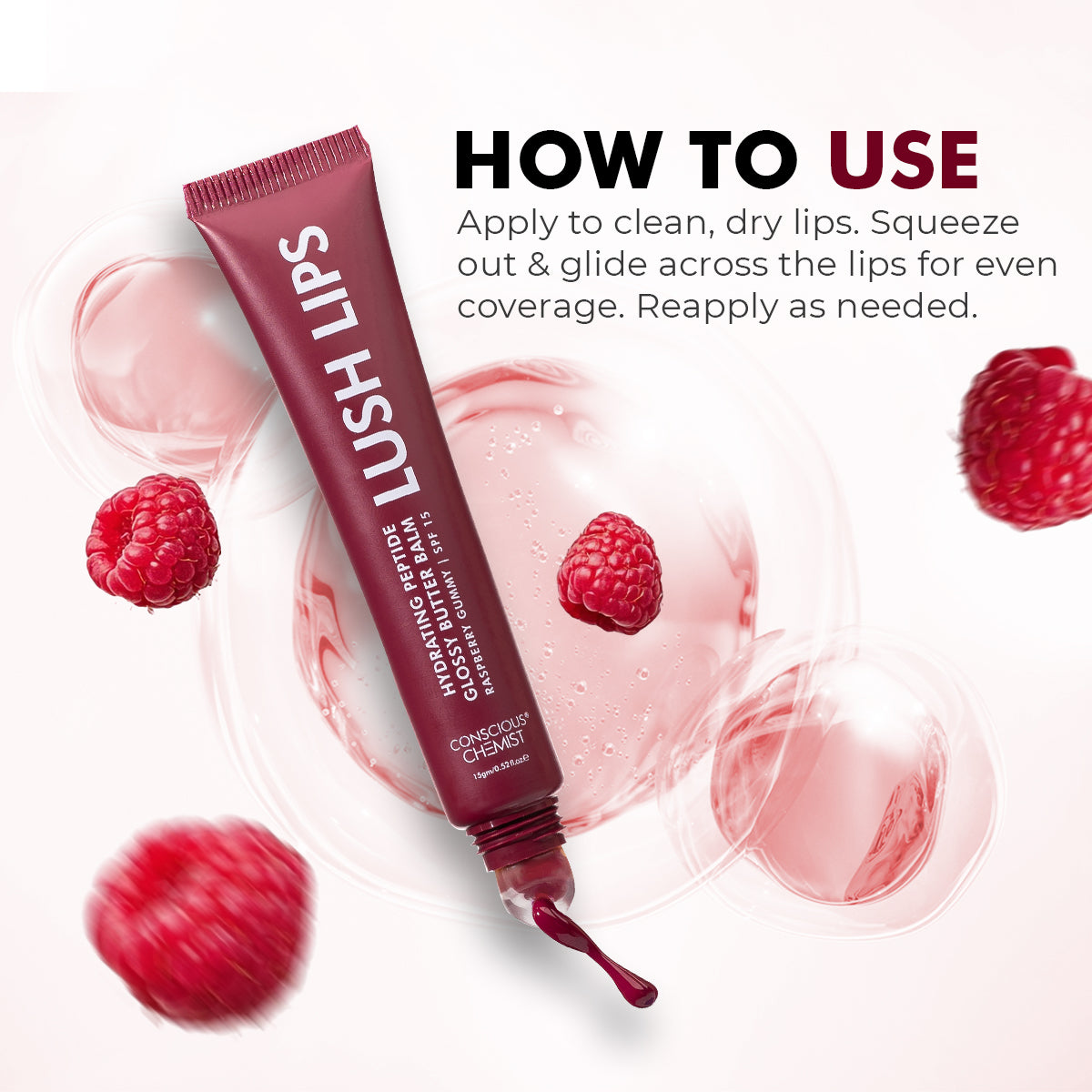 Glossy Peptide Lip Balm | 12 Hrs Hydration | 15 gms