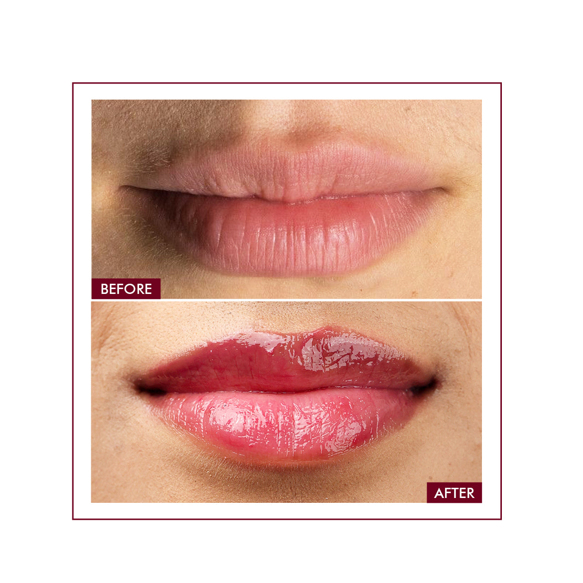 Glossy Peptide Lip Balm (Pack Of 2) | Raspberry | 12 Hrs Hydration | 2x15 Gms