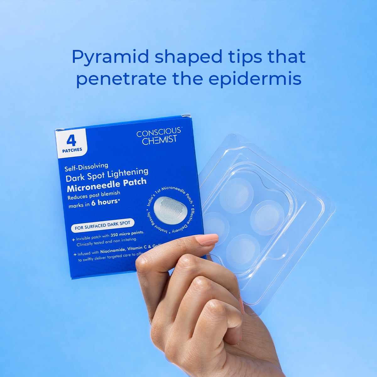 Microneedle Patch For Dark Spot Removal | 4 Patches