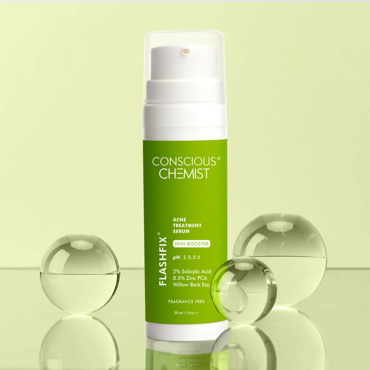 FlashFix Acne Treatment Serum | 2% Salicylic Acid & Willow Bark | 30 ml