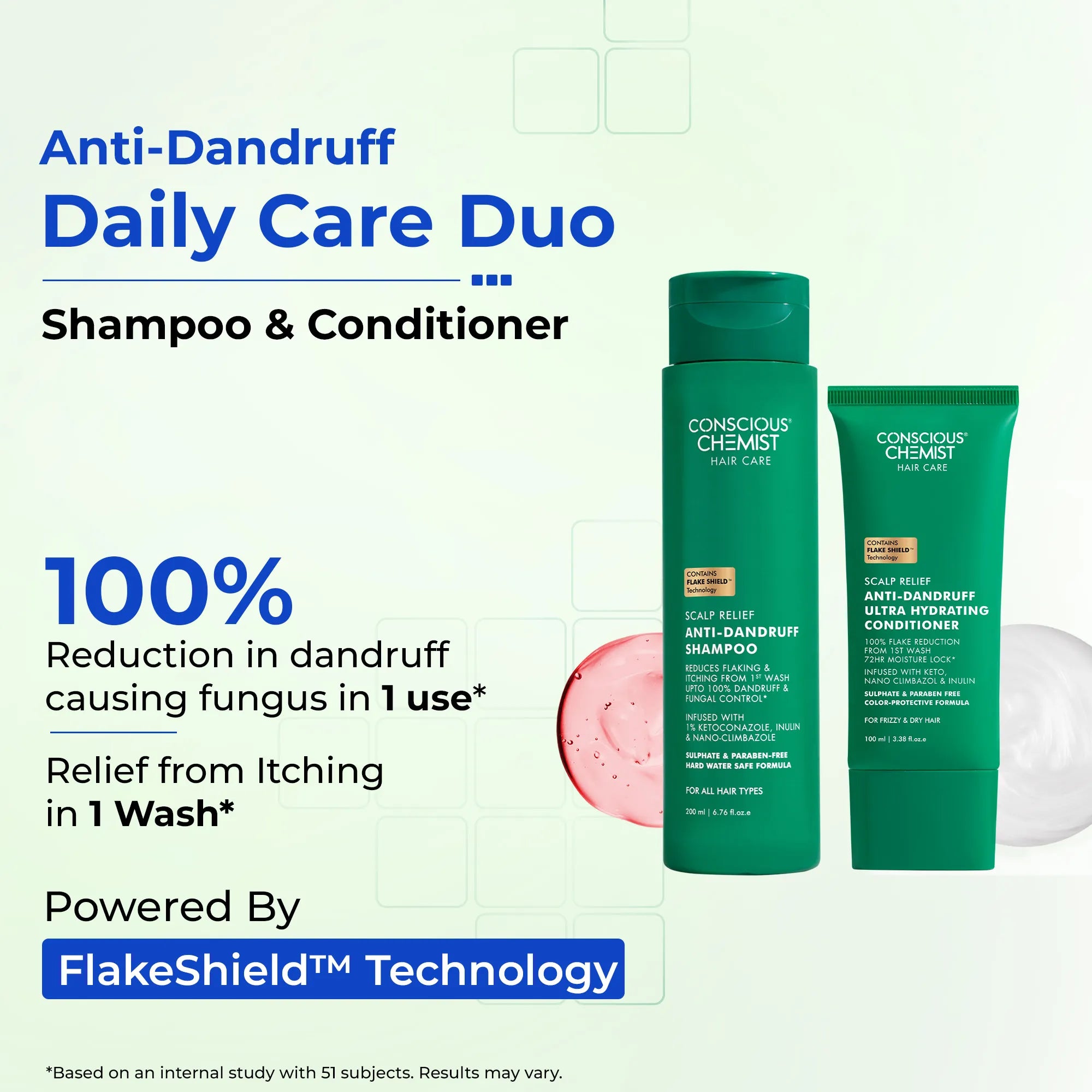 Anti-Dandruff Daily Care Duo | Shampoo & Conditioner | Haircare