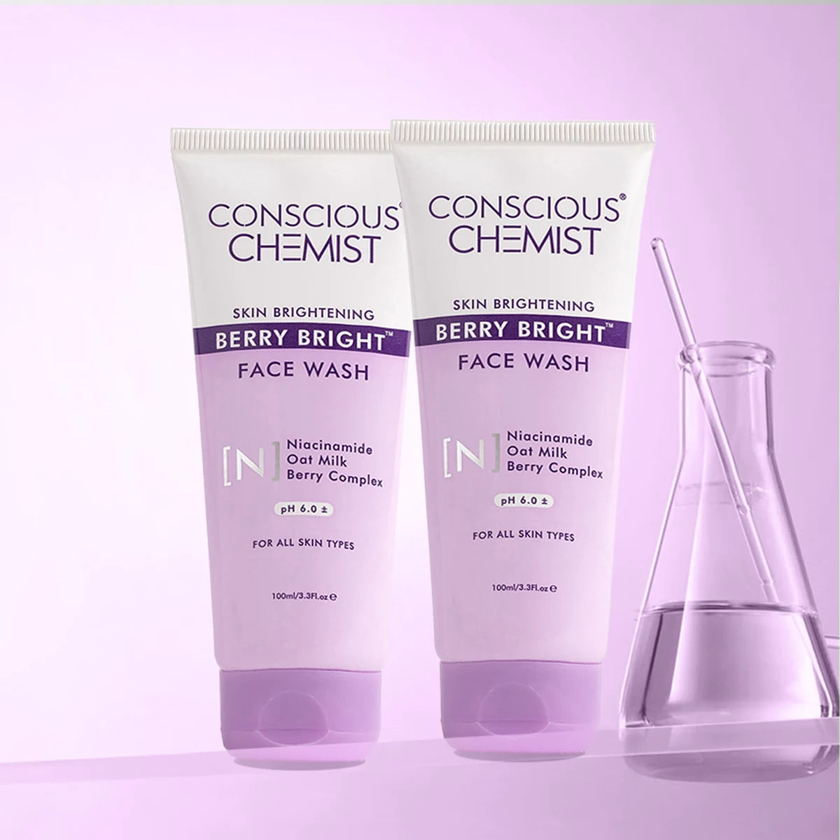 Berry Bright Face Wash( Pack Of Two) | 2x100 ML