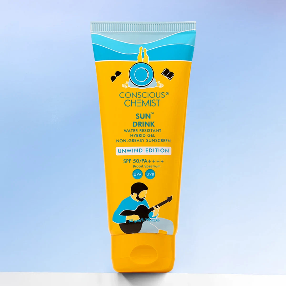 Sun Drink Unwind Edition Ceramide Sunscreen | SPF 50 PA++++ | 50 gms