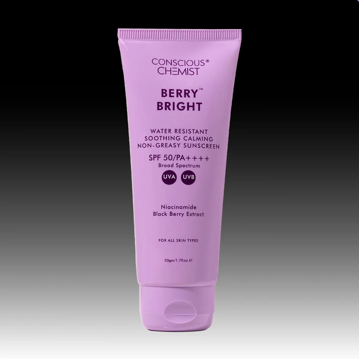 Berry Bright Sunscreen | SPF50 PA ++++ | 50 Gm