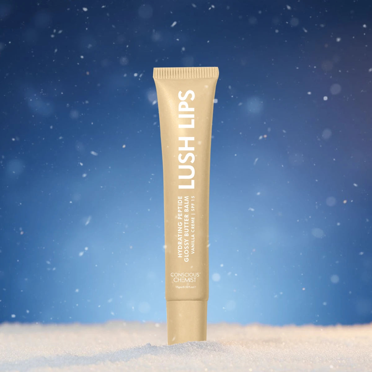 Glossy Peptide Lip Balm | 12 Hrs Hydration | Lush Lips - 15 gms