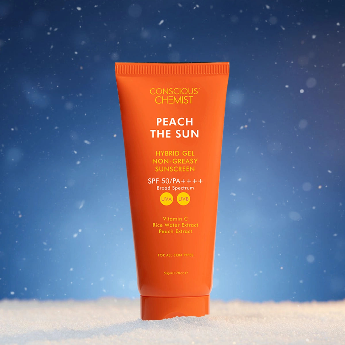 Peach The Sun | SPF 50 PA++++ | 50 gms