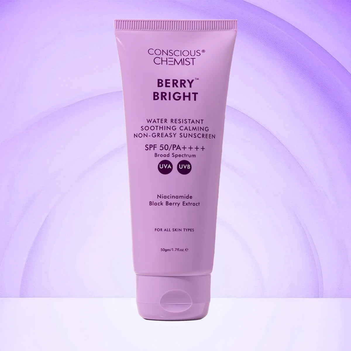 Berry Bright Sunscreen | SPF50 PA ++++ | 50 Gm