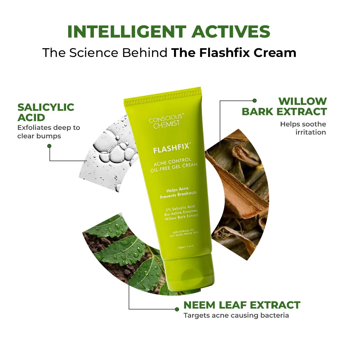 Flashfix Acne Control Oil - Free Gel Cream