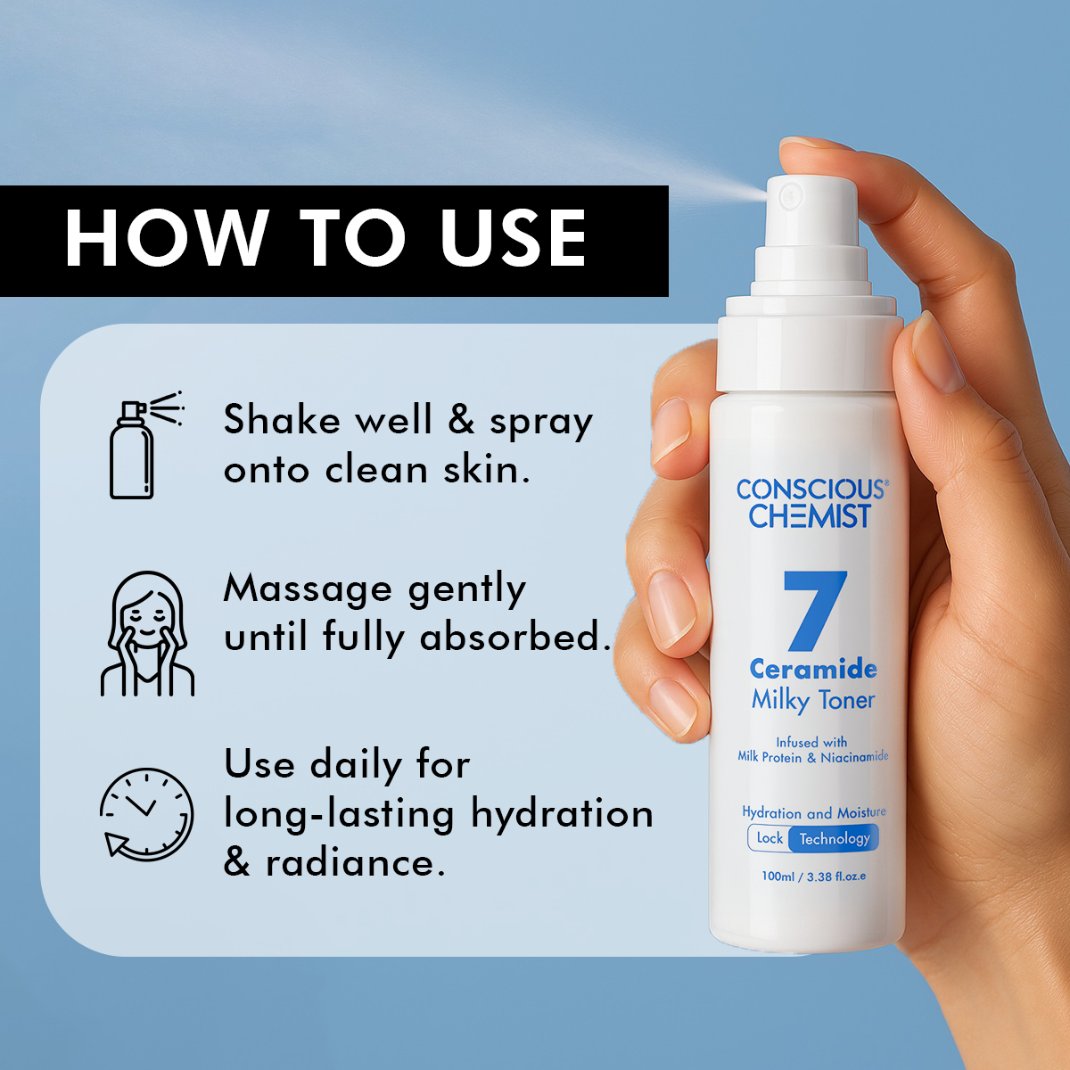 Hydrating Milky Toner | 7 Ceramides, Calms & Repairs