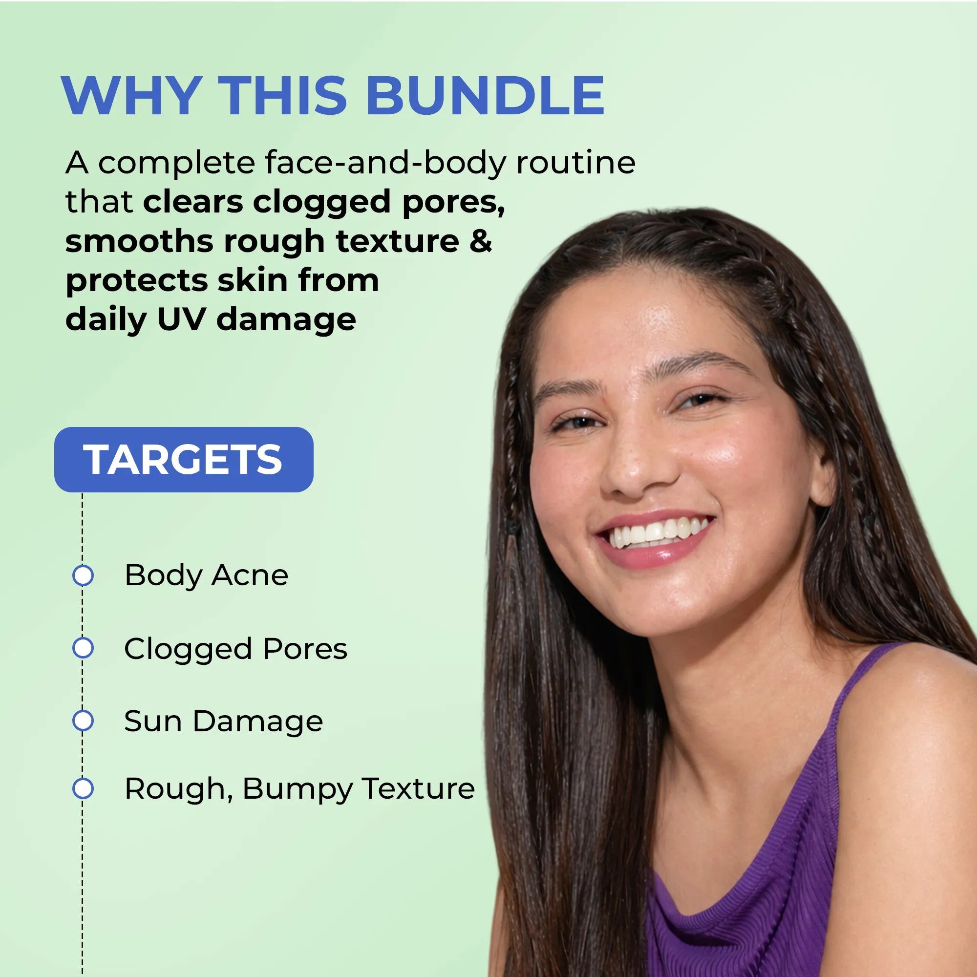 Face & Body Clarifying Routine | Body Wash, Face Wash & Sunscreen | Combo