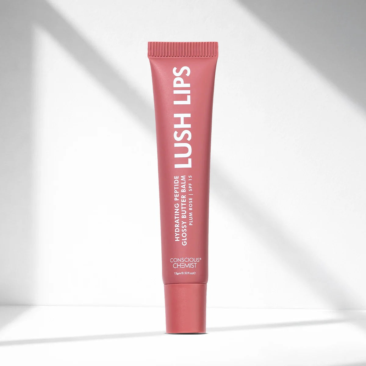 Glossy Peptide Lip Balm | Plum Rose | Hydrates & Plumps | Lush Lips - 15 Gms