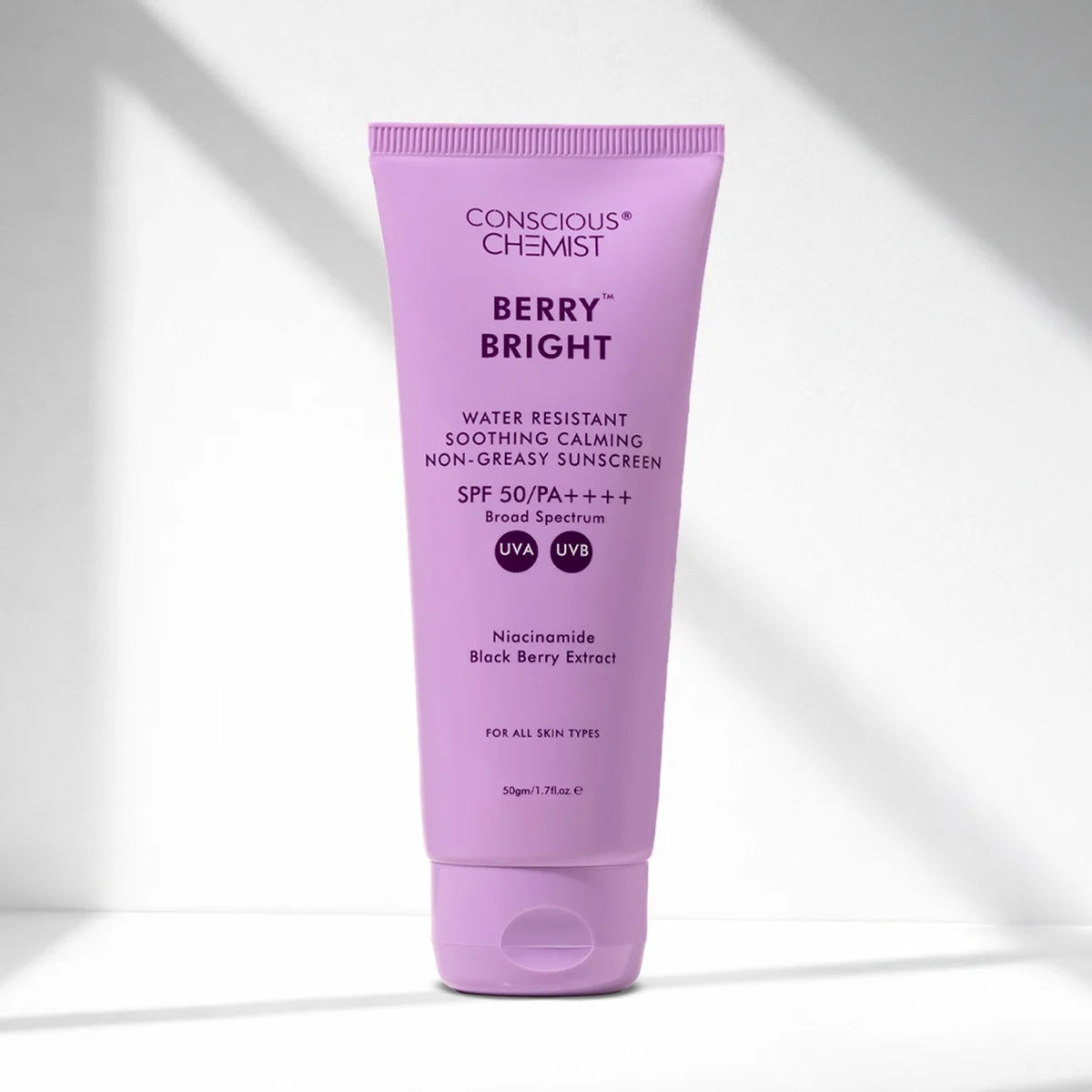 Berry Bright Sunscreen | SPF50 PA ++++ | 50 Gm