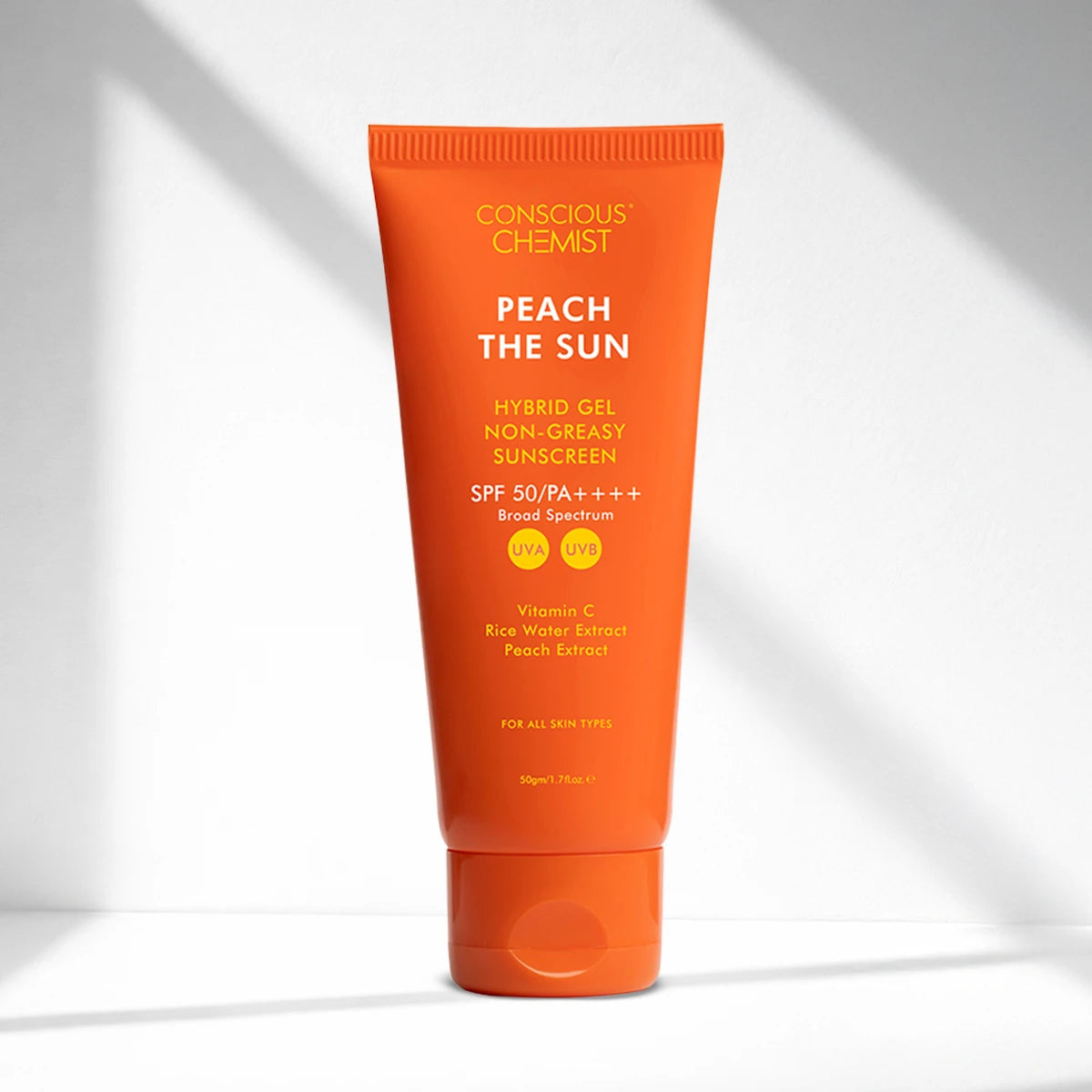 Peach The Sun | SPF 50 PA++++ | 50 gms