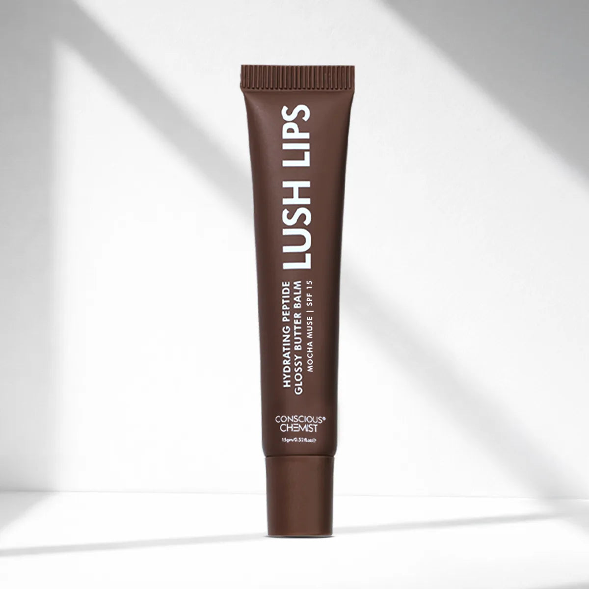 Glossy Peptide Lip Balm | Mocha Muse | Hydrates & Plumps | Lush Lips - 15 Gms