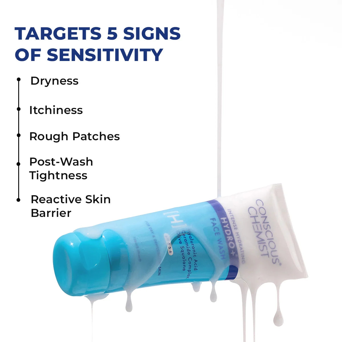 Hydrating Face Wash For Dry Skin | Hyaluronic Acid & Ceramides