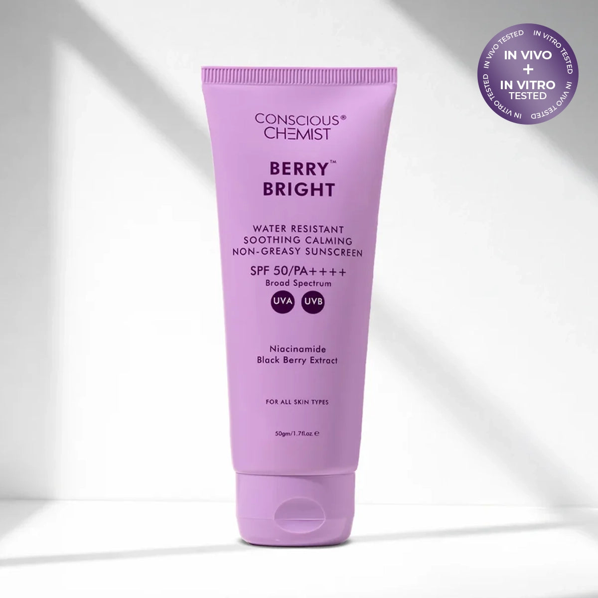 Berry Bright Sunscreen | SPF50 PA ++++