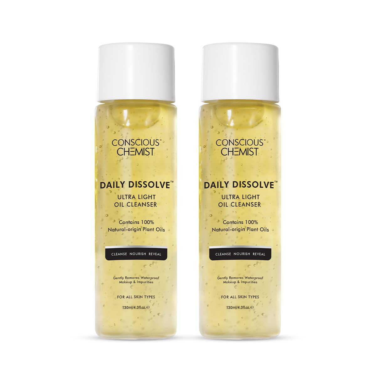 Pack Of Two - Oil Cleanser | Removes Makeup, Dirt & Impurities | 260 ml