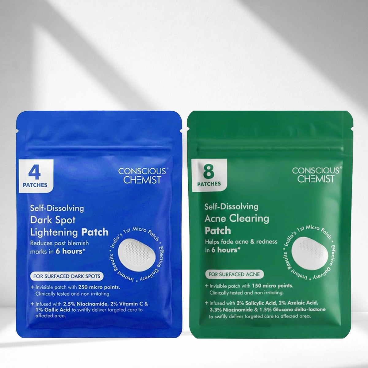Spot Correction Duo | Microneedle Dark Spot Patch & Acne Patch