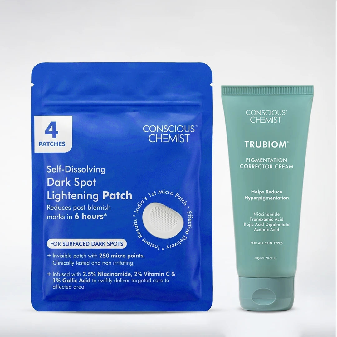 Dark Spot Corrector Duo | Microneedle Patch & Pigmentation Cream | Combo
